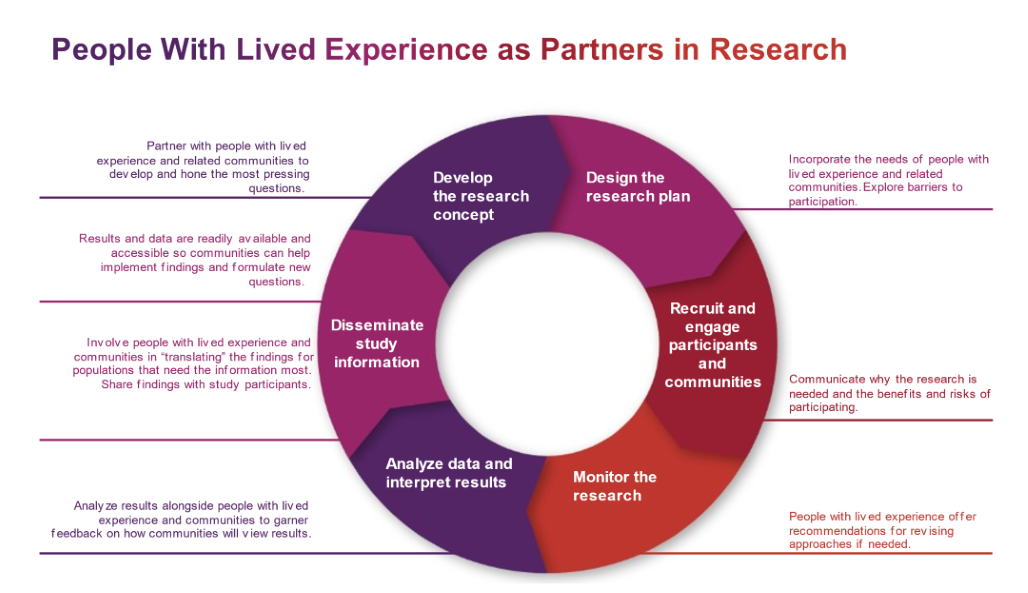 Proposed framework for analysing personal lived experiences related to