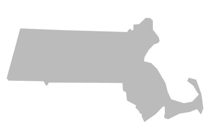outline of state of Massachusetts