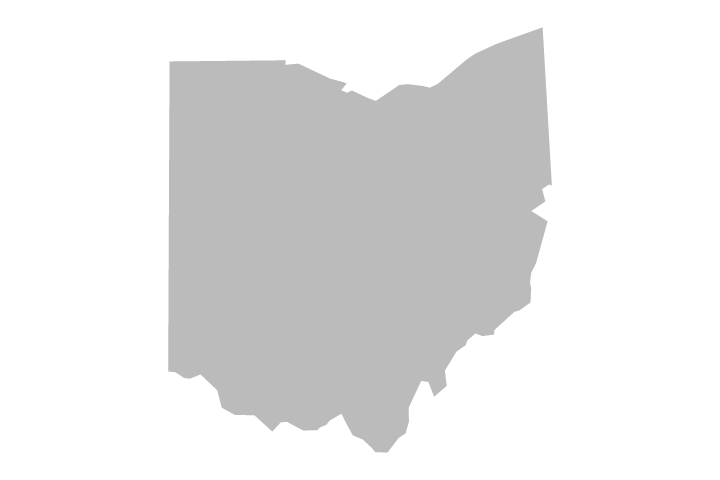 outline of state of Ohio